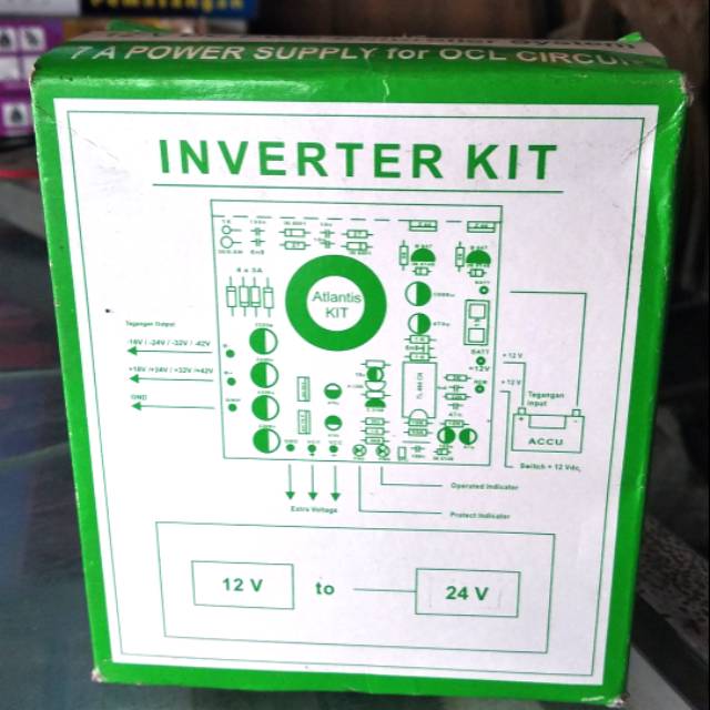 INVERTER KIT AMPLIFIRE DC 12V DC - 24V CT