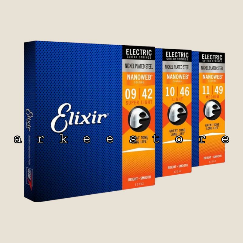 Elixir Senar Gitar Elektrik Nanoweb