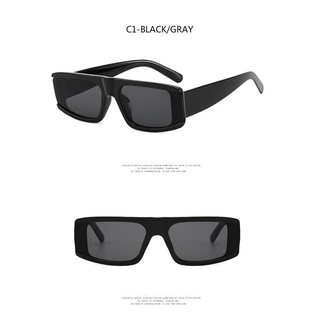 Fashion European and American square personality retro men's and women's sunglasses