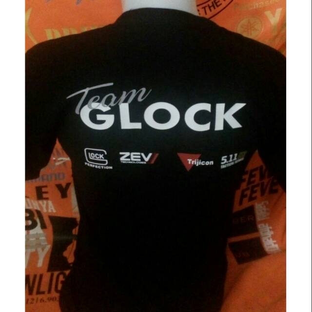 KAOS/TSHIRT GLOCK GUN TEAM ARMY INDONESIA PERBAKIN
