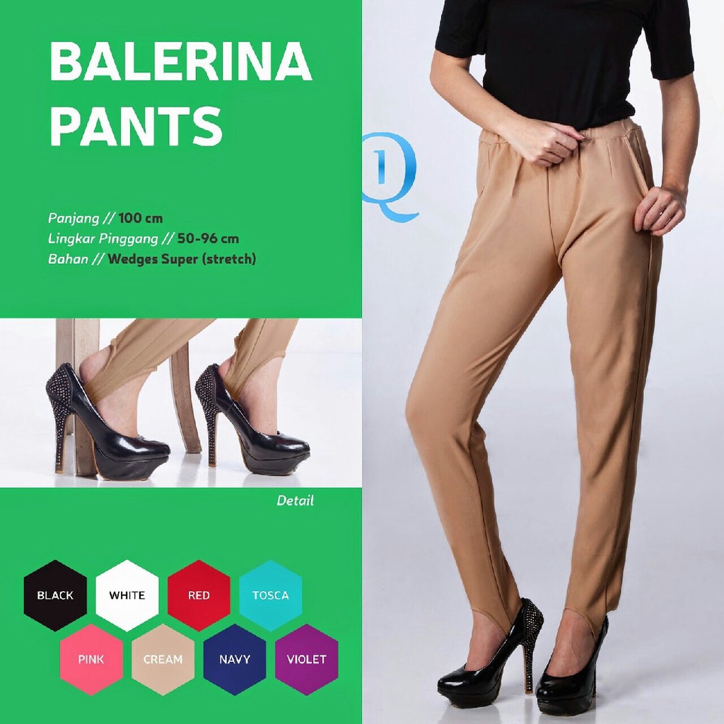 JANE COLLECTION || [ READY STOCK ] Celana Melar Balerina Pants