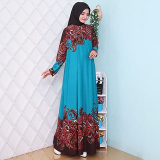  Baju  Gamis  Wanita Gamis  Jumbo  4L Gamis  Busui Missbee 8320 