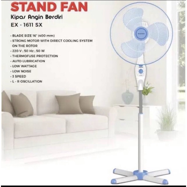 kipas angin berdiri maspion / standfan maspion EX-1611S