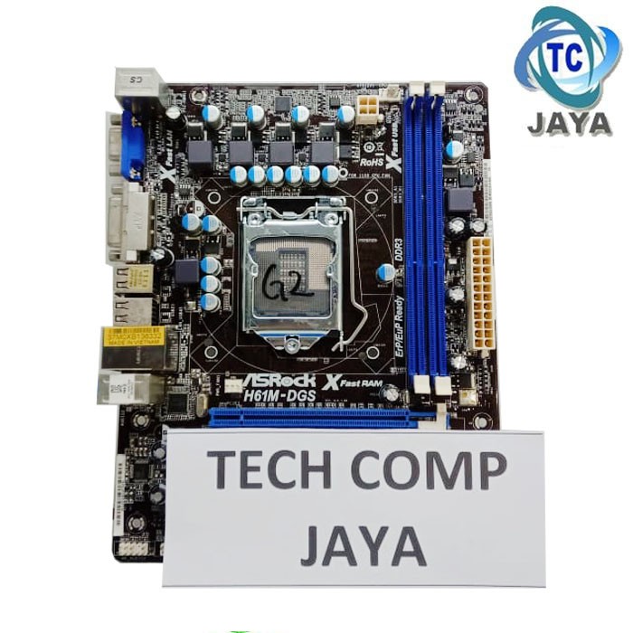 Mainboard LGA 1155 H61 asrock + Processor Core I5 3470