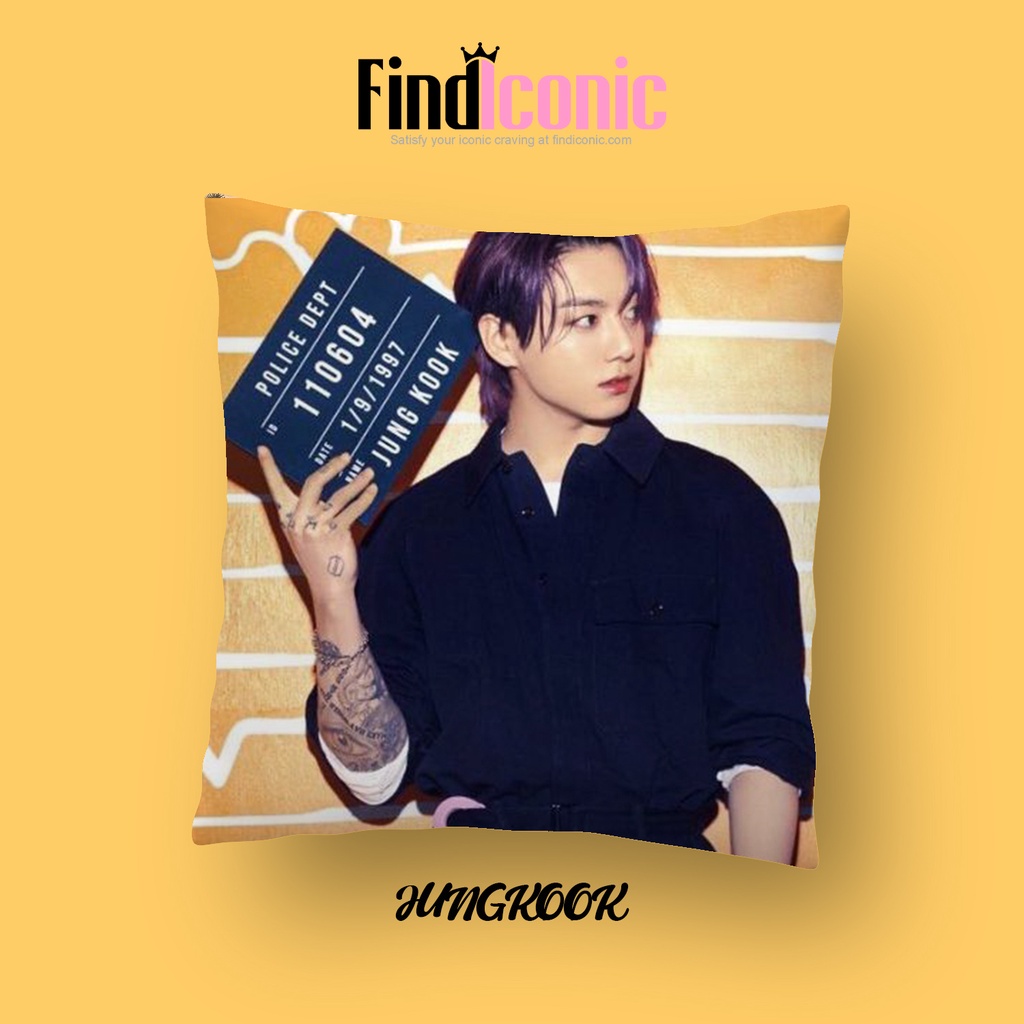 Bantal BTS BE BUTTER (Sarung + Bantal) - Bantal SOFA BISA CUSTOM BTS - Bantal BTS BUTTER