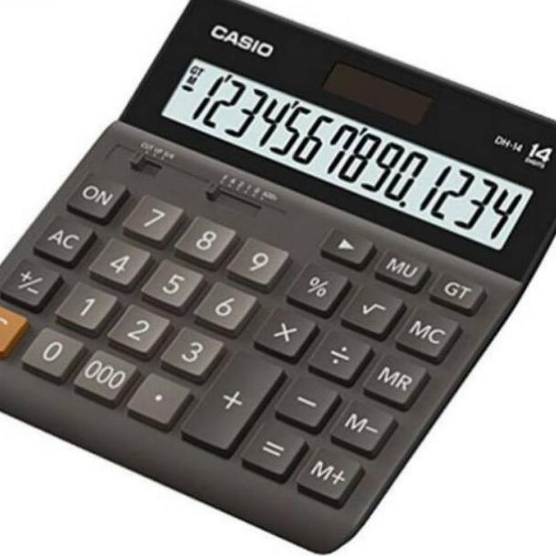 

TERBARU CASIO DH-14 (14 Digit) - Kalkulator Meja / Desktop Calculator #ORIGINAL# GARANSI RESMI