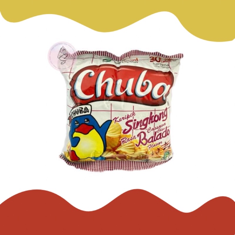 

Ciki Chuba Chiki Snack Keripik Singkong Balado 20pcs