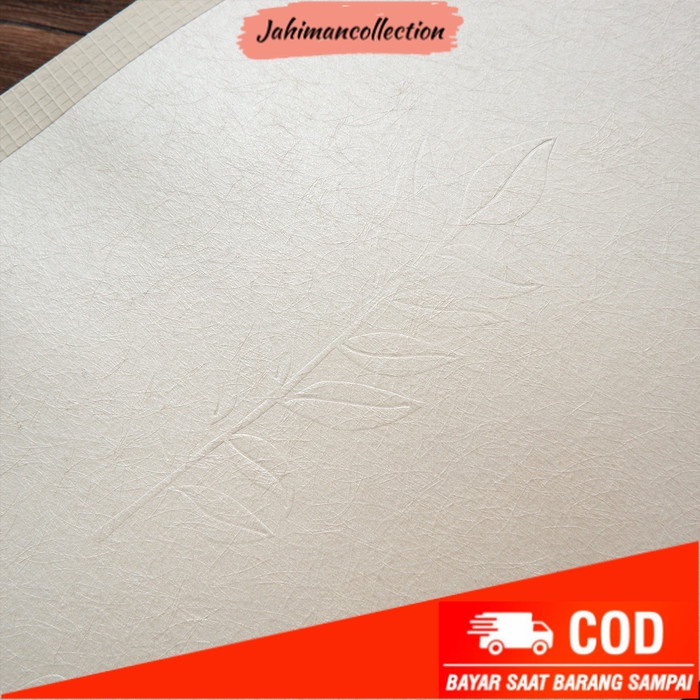 

✨ BISA COD ✨ Leaf Impression Thick Ruled Notebook B5 - Ruled A