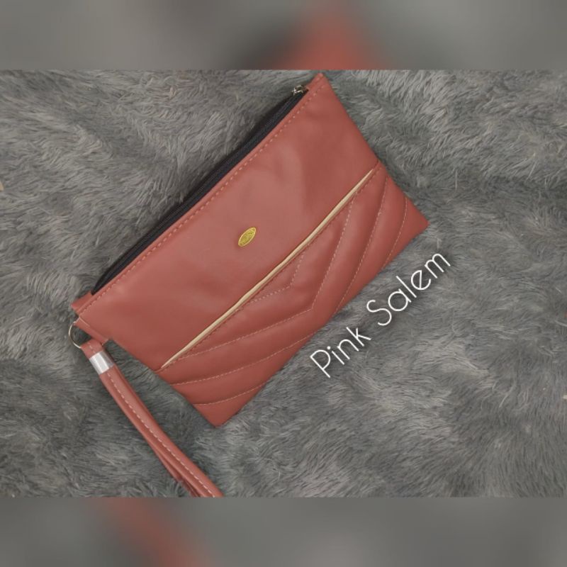 Dompet Panjang Wanita Bordir bahan kulit sintetis Pouch Wanita Dompet HP COD