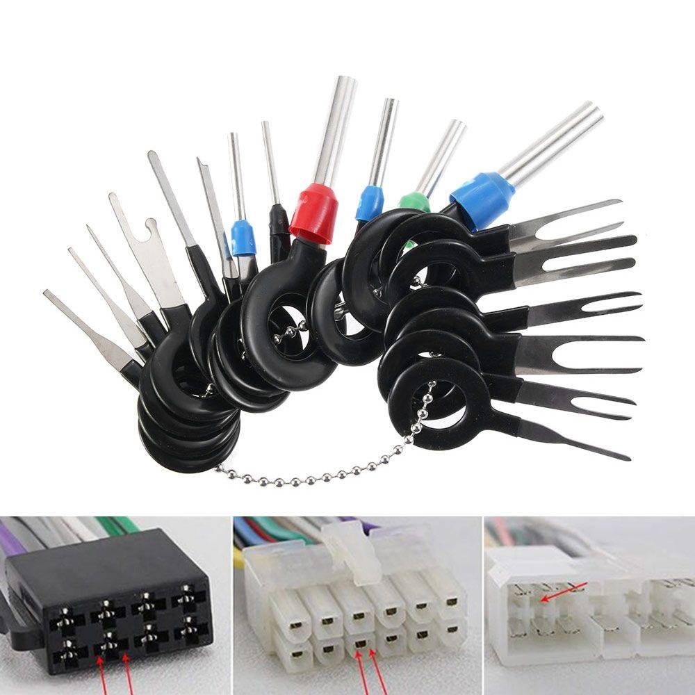 Populer 36PCS Alat Pelepas Terminal Mobil Aksesoris Praktis Otomotif Wire Plug Connector Extractor