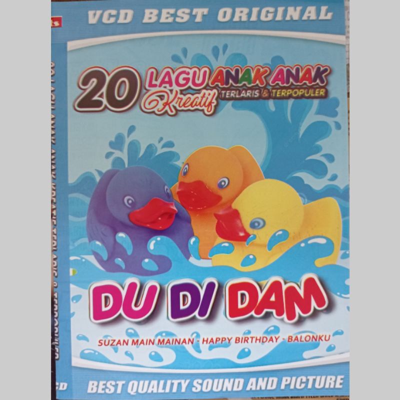 KASET VCD 20 LAGU ANAK ANAK KREATIF TERLARIS & TERPOPULER DU DI DAM