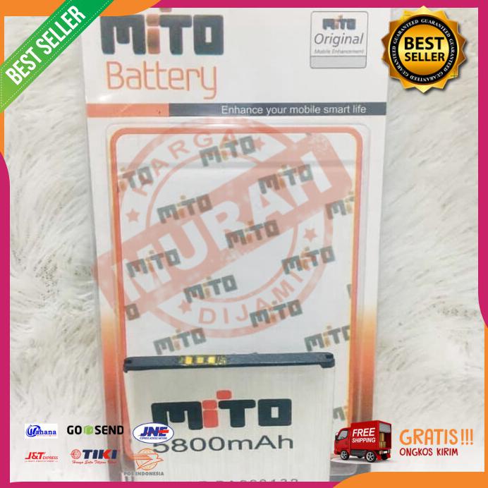 Acc Hp Baterai Mito A990 Mito A880 Ba 000132 5800Mah Double Power Mito