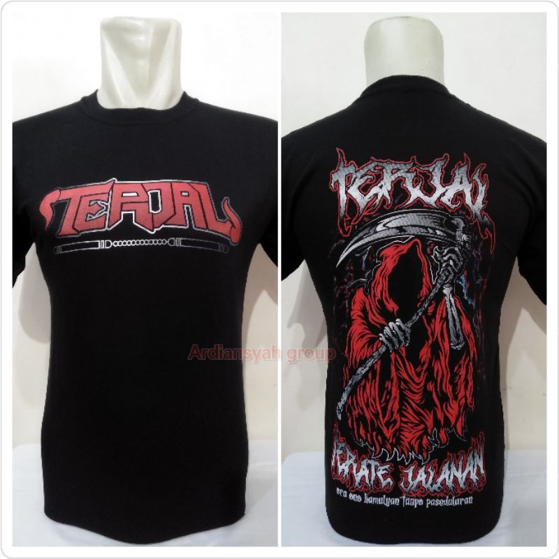 Kaos PSHT TERJAL pencak silat Indonesia Plastisol sablon