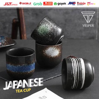  cangkir  keramik gelas teh  kopi latte art vintage jepang  