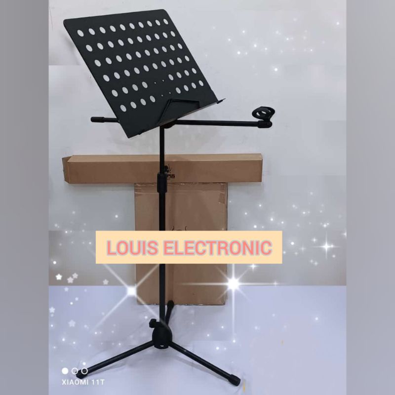 Professional Stand Book + Stand Microphone Kualitas Bagus