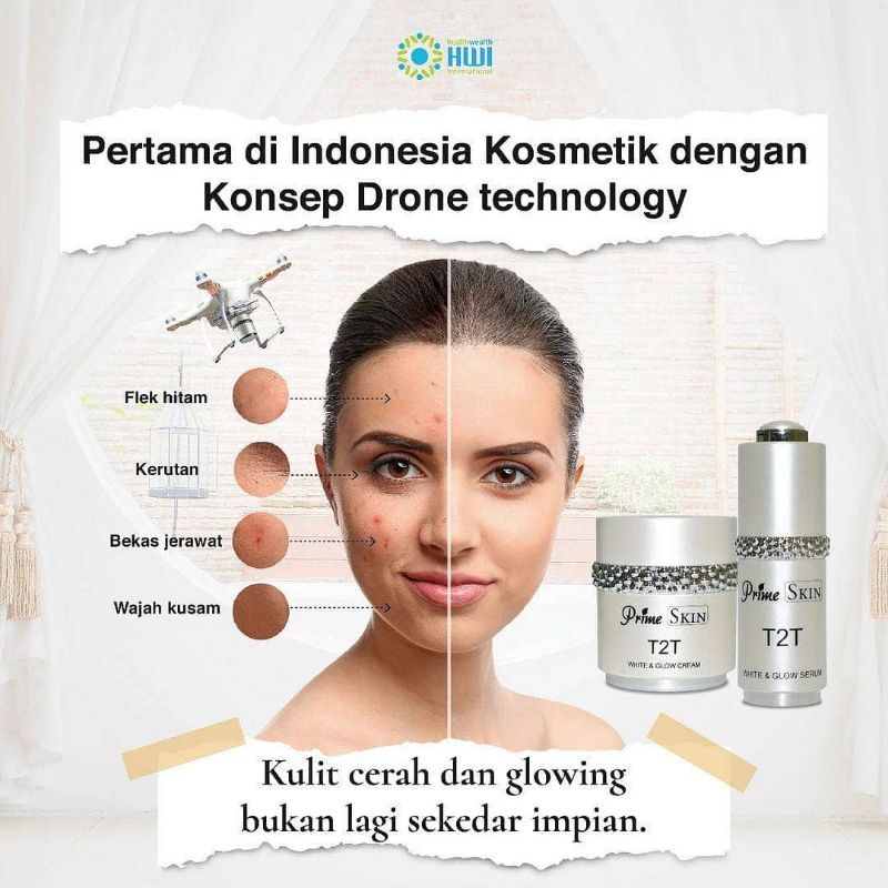 primeskin T2T cream dan serum