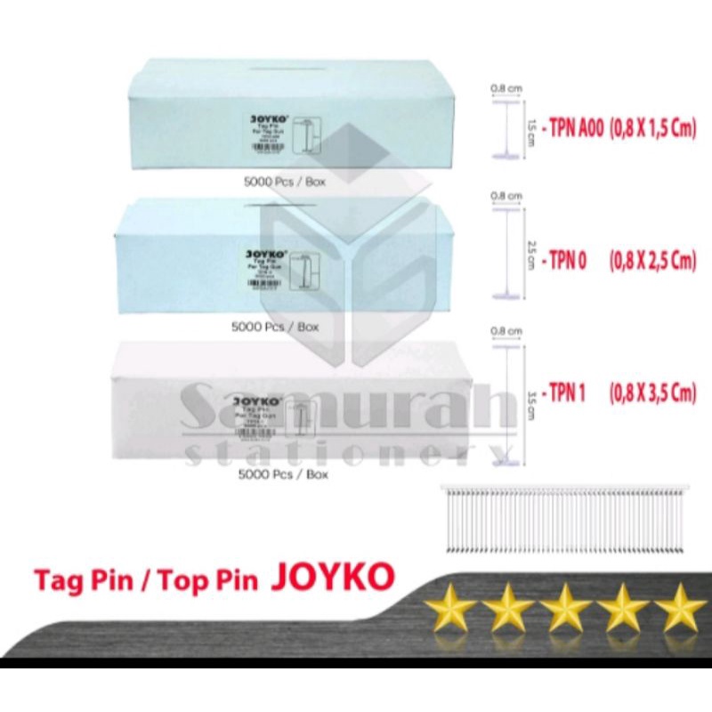 

tag pin/top pin joyko