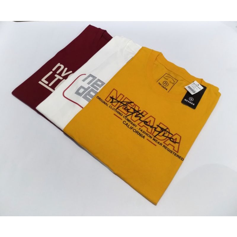 (NEVADA)KAOS NEVADA PRIA WANITA | KAOS NEVADA FULL TAG | KAOS NEVADA RANDOM MOTIF | KAOS NEVADA TERB