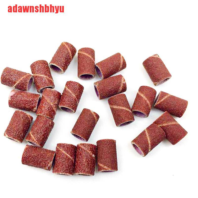 (Adawnshbhyu) 100pcs Mata Bor Elektrik 80 #/ 120 #/ 180 #Untuk Nail Art