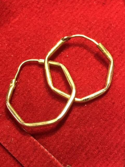 anak dan dewasa emas asli kadar 700 anting 0.5 g gr gram 0.5g 0.5gr 0.5gram bulat gipsy gipsi bintang love hati