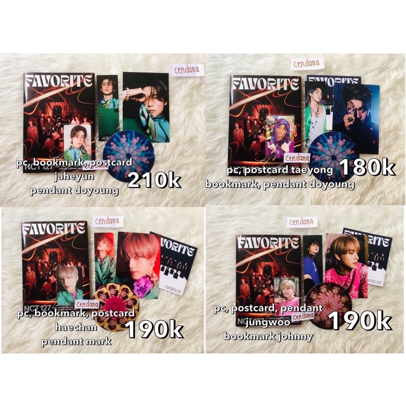 (ready stock) album nct 127 - favorite catharsis version unsealed jung jaehyun lee haechan kim doyou