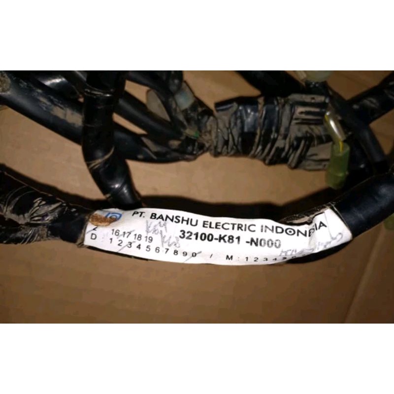 KABEL BODI / PENGAPIAN KABEL BODI ORIGINAL LEPASAN MOTOR HONDA ALL NEW BEAT ESP K81