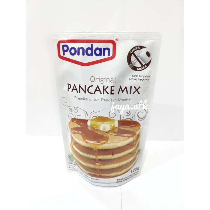 

TERBARU TEPUNG PANCAKE MIX PONDAN INSTAN 125 GRAM PANCAKE ORIGINAL PONDAN ENAK