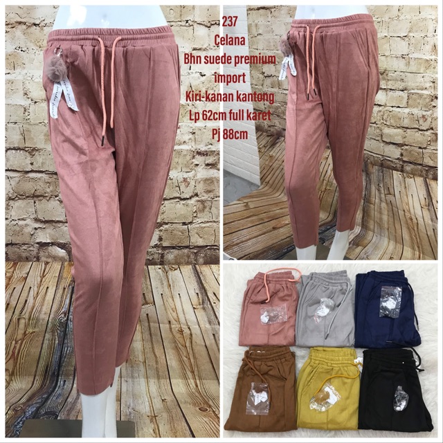 Acc237 celana suede premium import Shopee Indonesia Acc237 celana suede premium import Shopee Indonesia