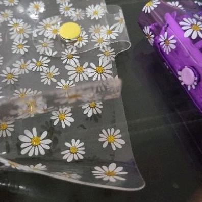 

스 A6 Cover TIPIS Binder Bunga Daisy Ring Besi Warna Hot