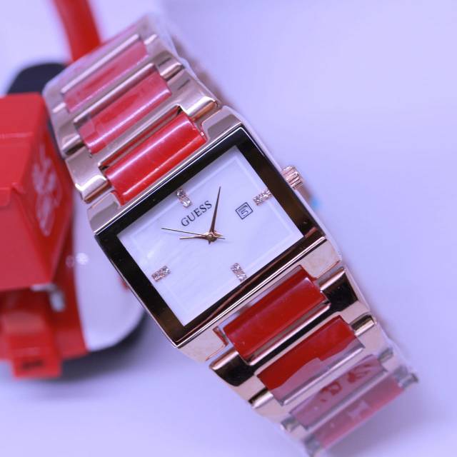 JAM TANGAN GUESS WANITA KOTAK DATE II