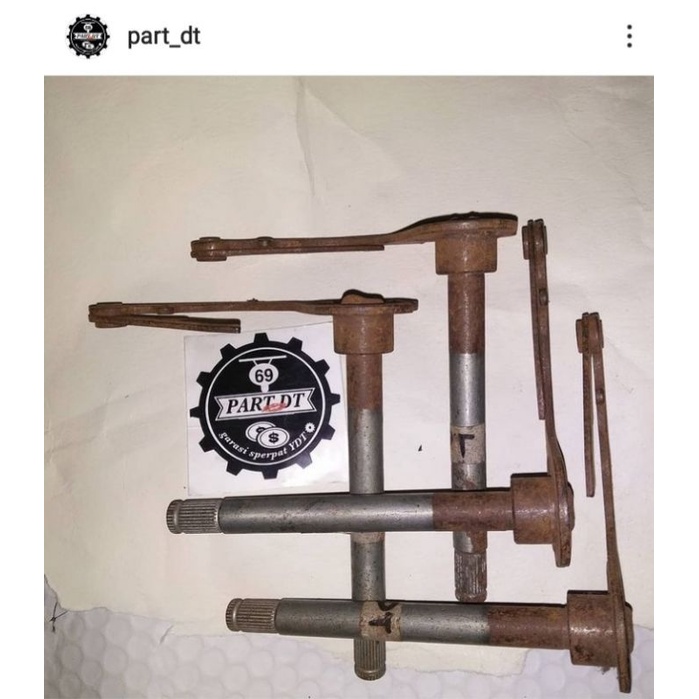 as perseneling dalam yamaha dt 100