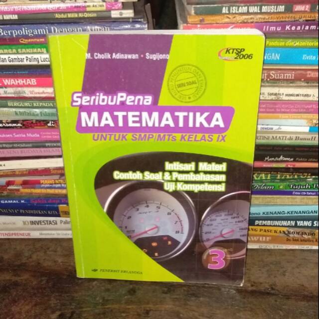 Buku Seribu Pena Matematika Kelas 7 Info Terkait Buku