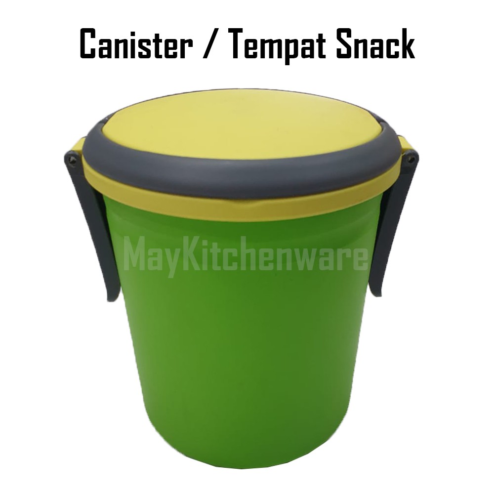 Canister Rantang Makanan Tempat Penyimpanan Snack Cemilan Bekal Toples Wadah Kue Kering Kedap Udara