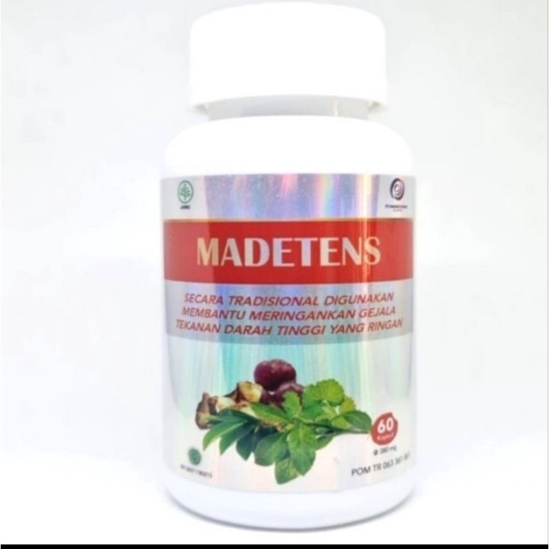 

Madetens Kapsul Herbal Jamu Obat Mengobati Tekanan Darah Tinggi Tensi Hypertensi Hipertensi