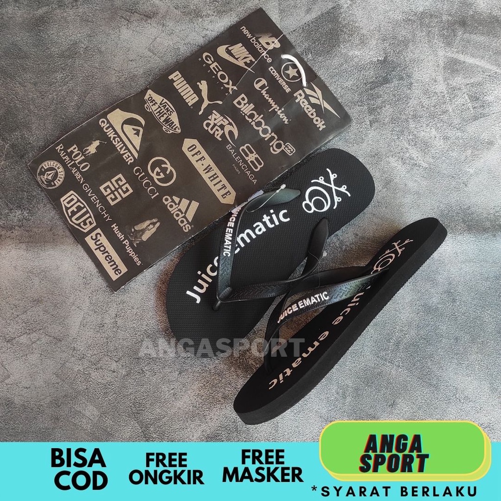 SANDAL JEPIT PRIA JUICE EMATIC PREMIUM QUALITY / SANDAL DISTRO COWOK / SENDAL SURFING KEREN