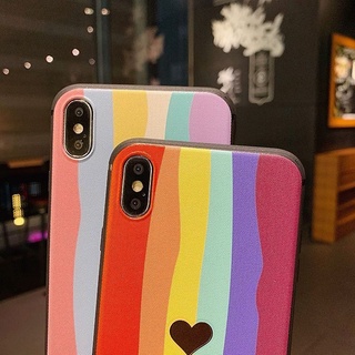 RAINBOW CASE IPHONE X XS 6S 6 PLUS 7 8 PLUS 11 PRO MAX