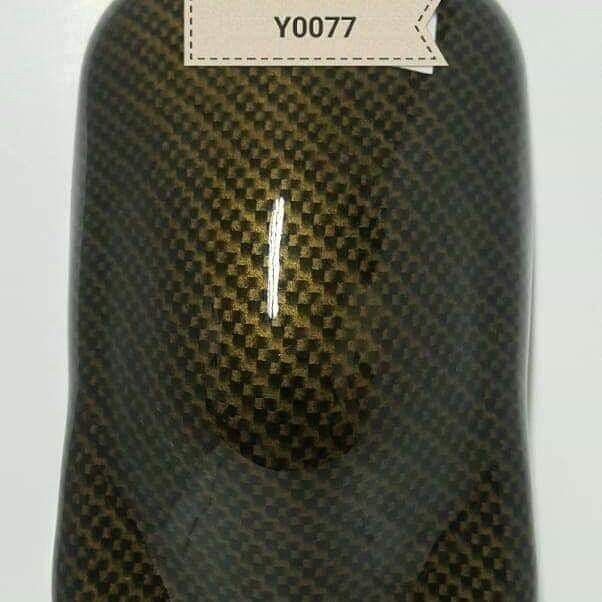 FILM WTP KARBON Y0077 GOLD TRANSPARAN 100CMX100CM