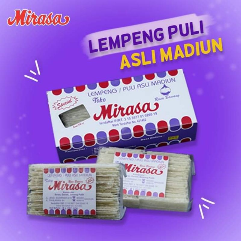 

KERUPUK/KERUPUKPULI/LEMPENGMIRASA
