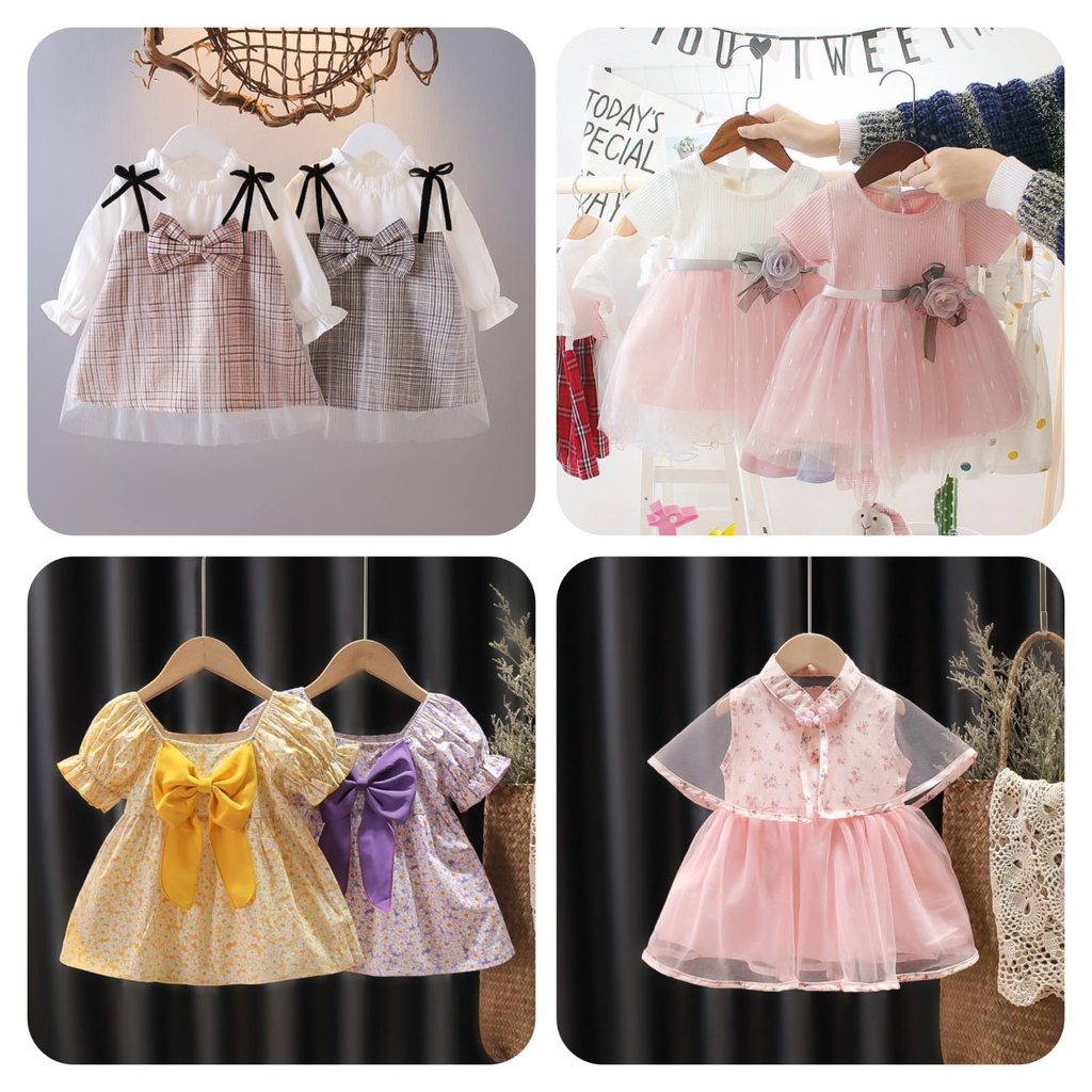 0-3TAHUN DRESS PESTA ANAK PREMIUM / DRESS PRINCESS ANAK BAYI / DRESS ANAK BAYI