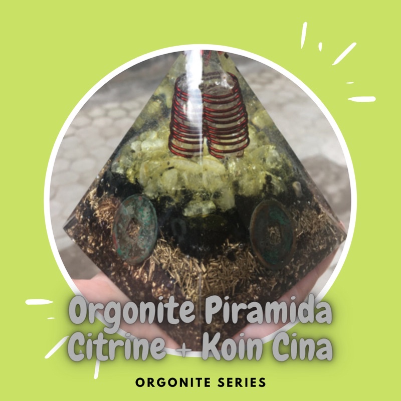 Orgonite Piramida Energi Rezeki