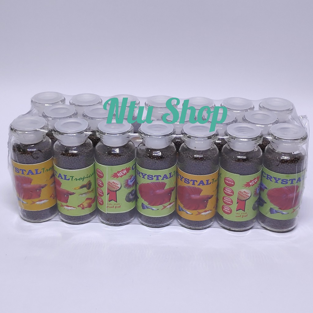 Pakan Ikan Cupang/Pakan Ikan hias Crystal/Pakan Ikan guppy