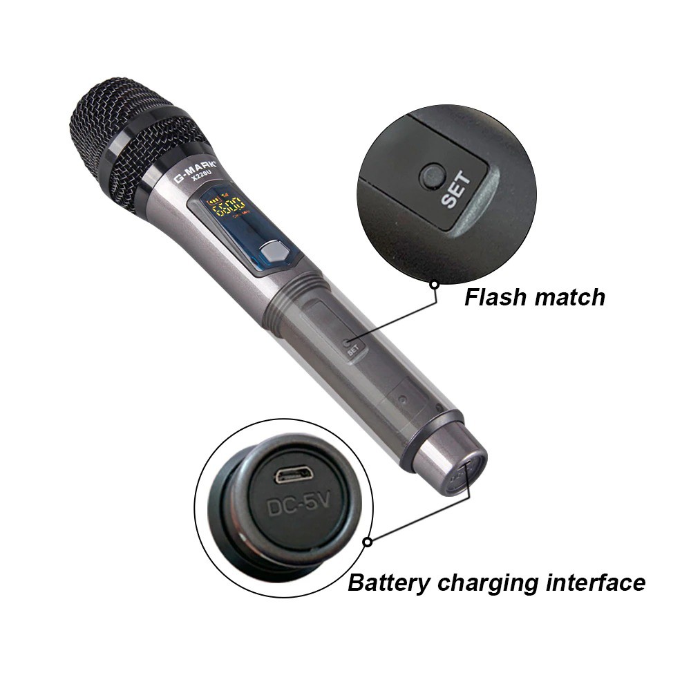 Mikrofon Karaoke Wireless Portable KTV / Microphone Karaoke / Mic