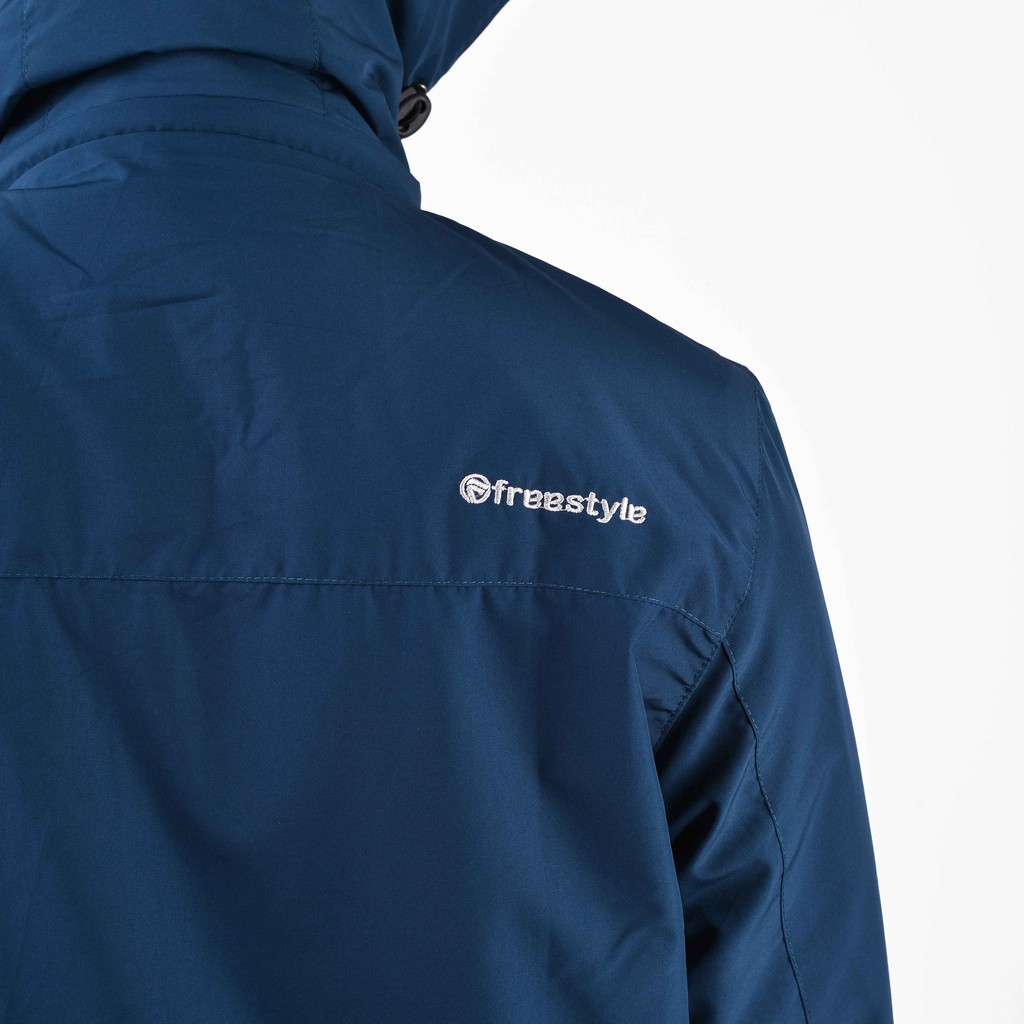 Freestyle Jaket Gunung Pria Waterproof Anti Air Taslan Jaket Outdoor Hiking Windproof-5