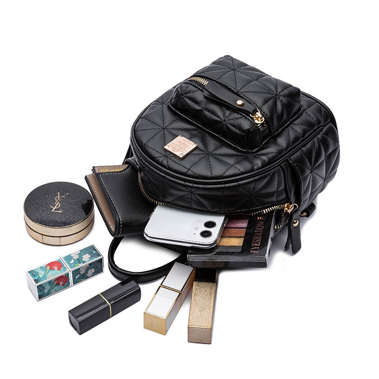 [HONYAN] Tas Ransel Wanita Import Backpack Mini Cewek Stylish Korea - Janet Backpack-5