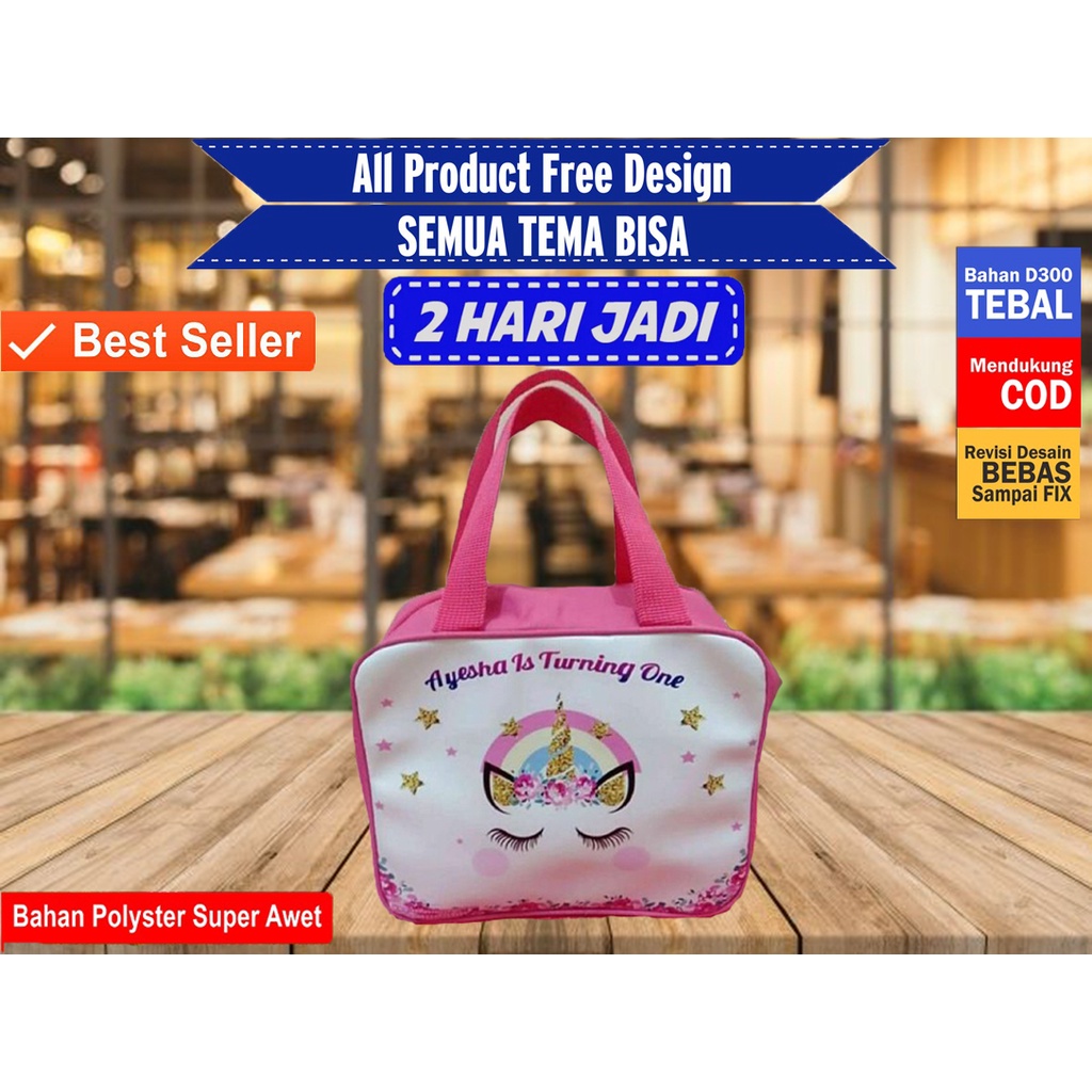 

Tas Ultah Anak / Tas Sekolah Anak / Tas Bidan / Tas Bimbel / Tas Ultah Anak / Tas Goodiebag Ulang Tahun Anak / Free Design Semua Tema Bisa