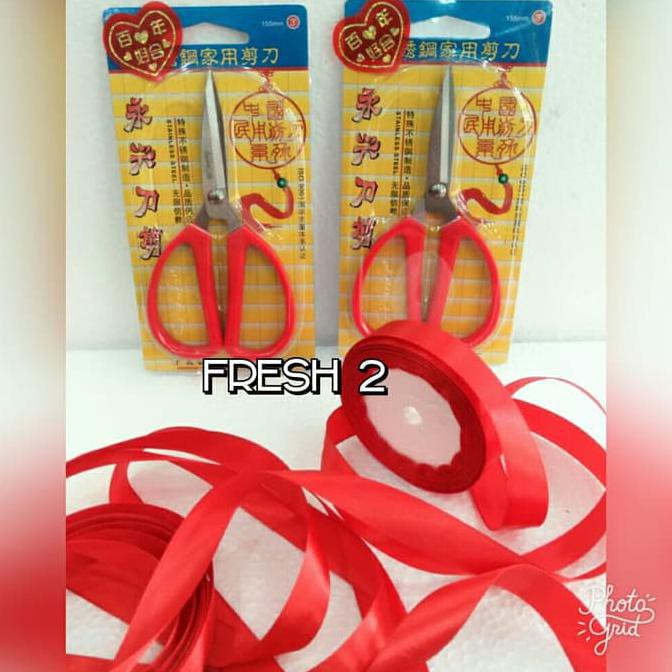 

Limited Stock Gunting Pelangkah + Pita Merah/Gunting Merah **