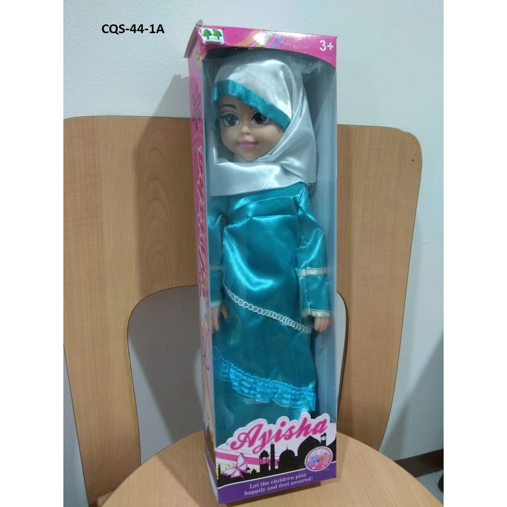 BONEKA HIJAB MUSLIMAH AYISHA BISA BERSUARA BERNYANYI