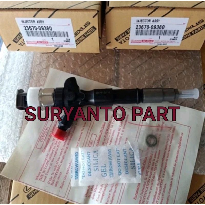 Nozzle Injector Assy Injektor Toyota Innova Diesel 2KD Asli Denso 23670-09360 23670-0L110