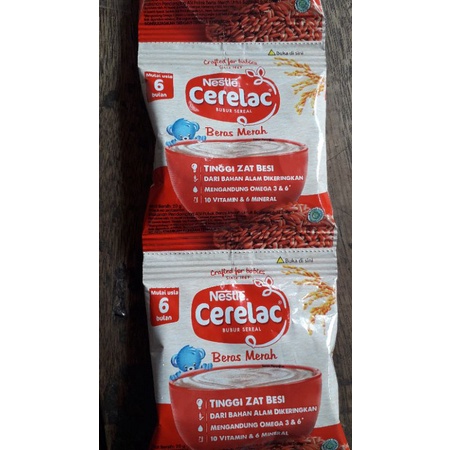 nestle cerelac beras merah/kacang hijau
