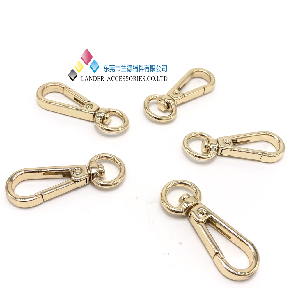 Lander Dogclip / Kaitan / 9.5mm / Shiny Gold / Fx 0505 / 2pcs